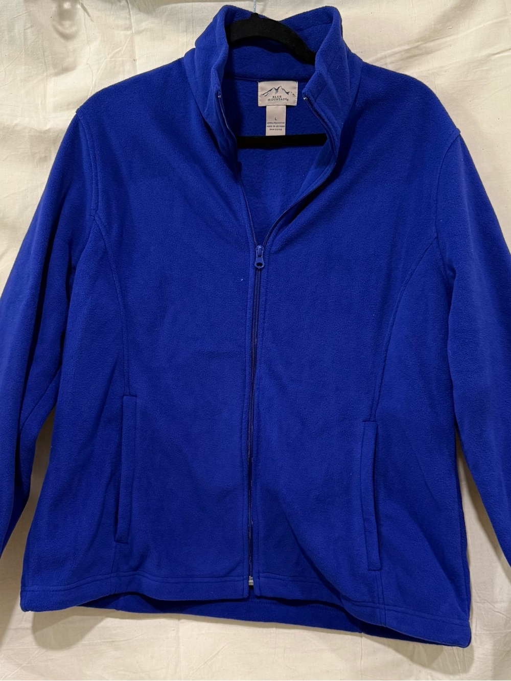 Mountain Trail Women’s Royal Blue Full-Zip Fleece Jacket